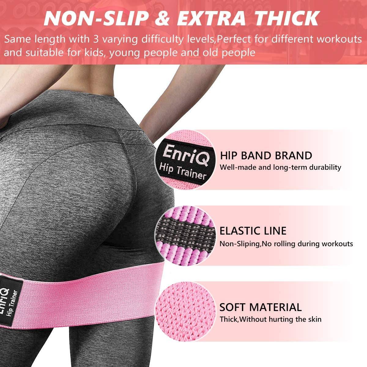 Premium Leg & Butt Bands for Targeted Workouts