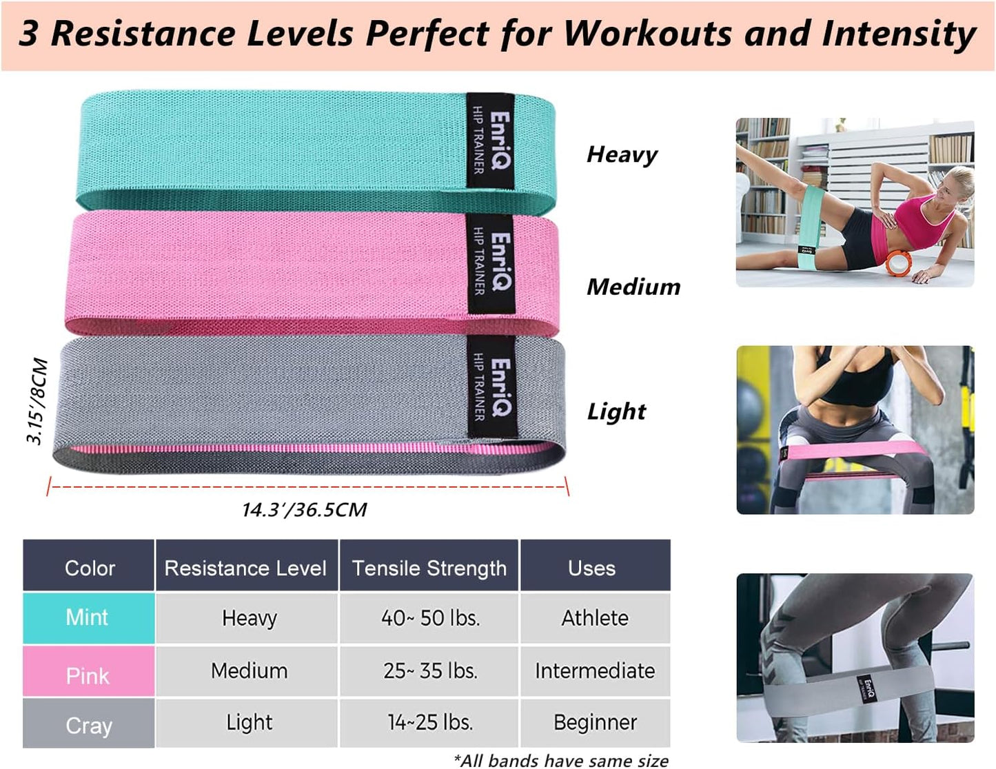Premium Leg & Butt Bands for Targeted Workouts