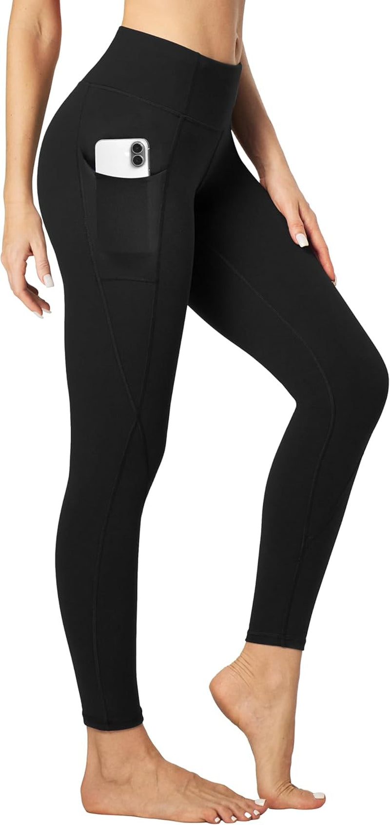 High Waisted Leggings with Pockets for Women – Yoga Pants for Workout, Running, and Training