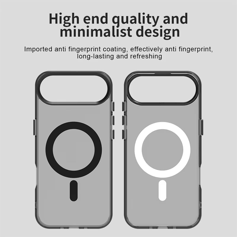 Magnetic Adsorption Wireless Charge Clear Case for Iphone 17 Air Transparent Phone Case Iphone 17 Air Case for Iphone 17 Pro Max