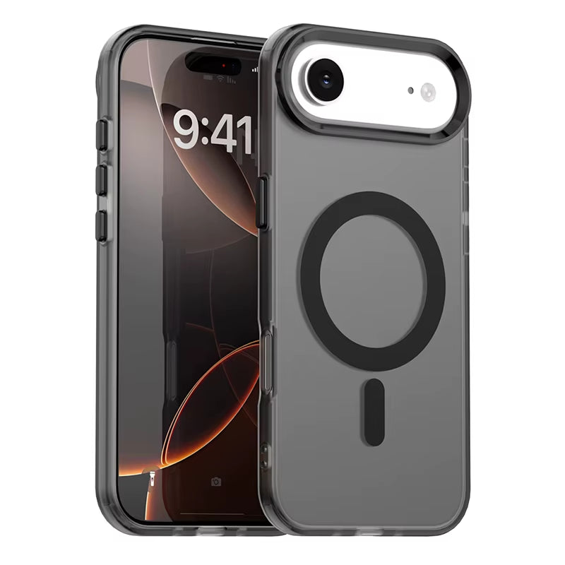 Magnetic Adsorption Wireless Charge Clear Case for Iphone 17 Air Transparent Phone Case Iphone 17 Air Case for Iphone 17 Pro Max