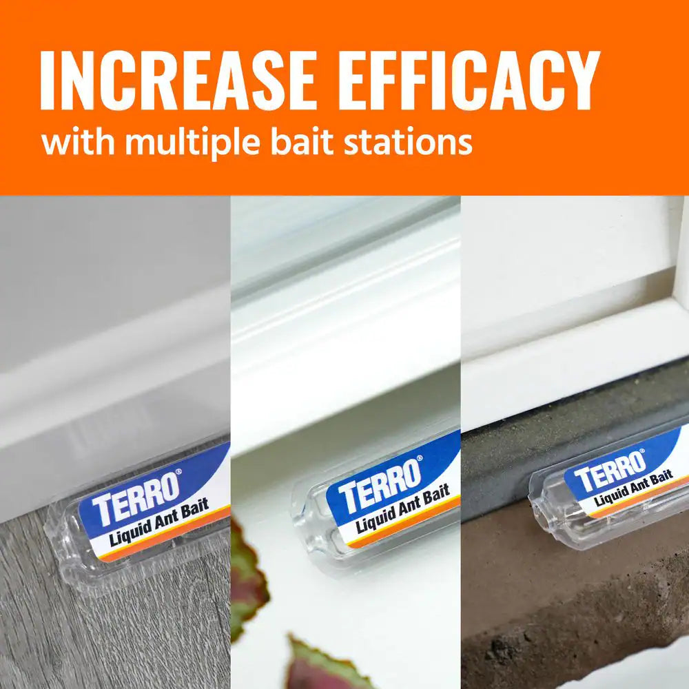 Indoor Ant Killer Liquid Bait Stations – Fast-Acting Ant Control Traps, 6 Count